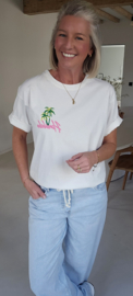 HONOLULU cotton T-shirt white