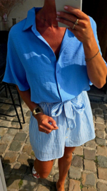 MIA short-sleeved shirt blue