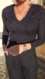 LACE longsleeve black