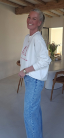 LA sweatshirt white