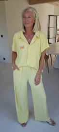 SAMI terry set yellow