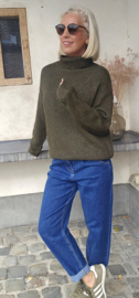 CHARI turleneck knit khaki