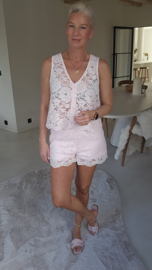 DOLCE lace set soft pink