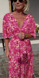 LILIA maxi dress fuschia