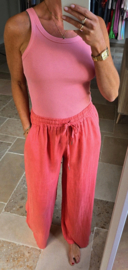 BASIC cotton top soft old pink