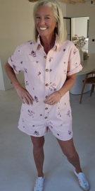 JONI jeans playsuit pink
