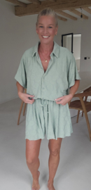BEACH TIME terry set soft mint