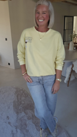 ESPRESSO MARTINI sweatshirt yellow