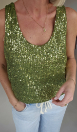 GLAM top olive