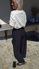 ANNIC barrel pants black