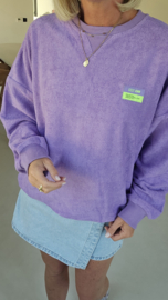 YOU CAN terry sweatshirt lilac