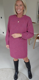 SELMA knit dress raspberry