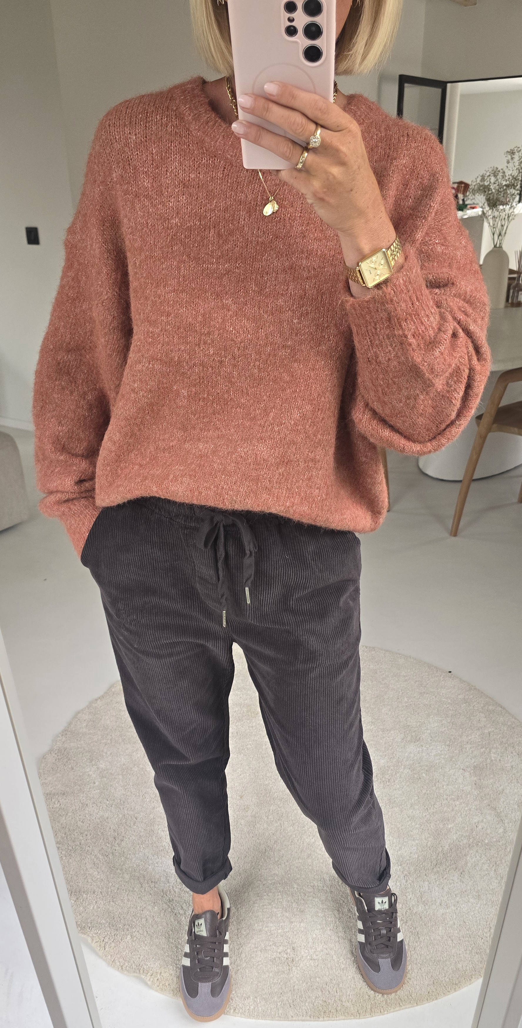 BEZIERS soft knit rust