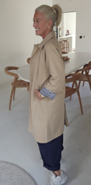 CATO maxi trench coat beige