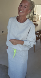 ELIE sweatshirt set soft grey