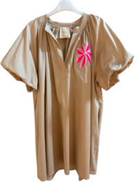 PORTOFINO PALM dress beige