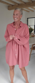 AMALFI tetra shirt dress terra