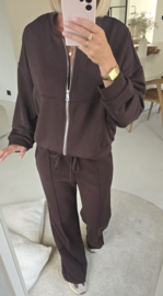 JUNA jogger sweat pants chocolat