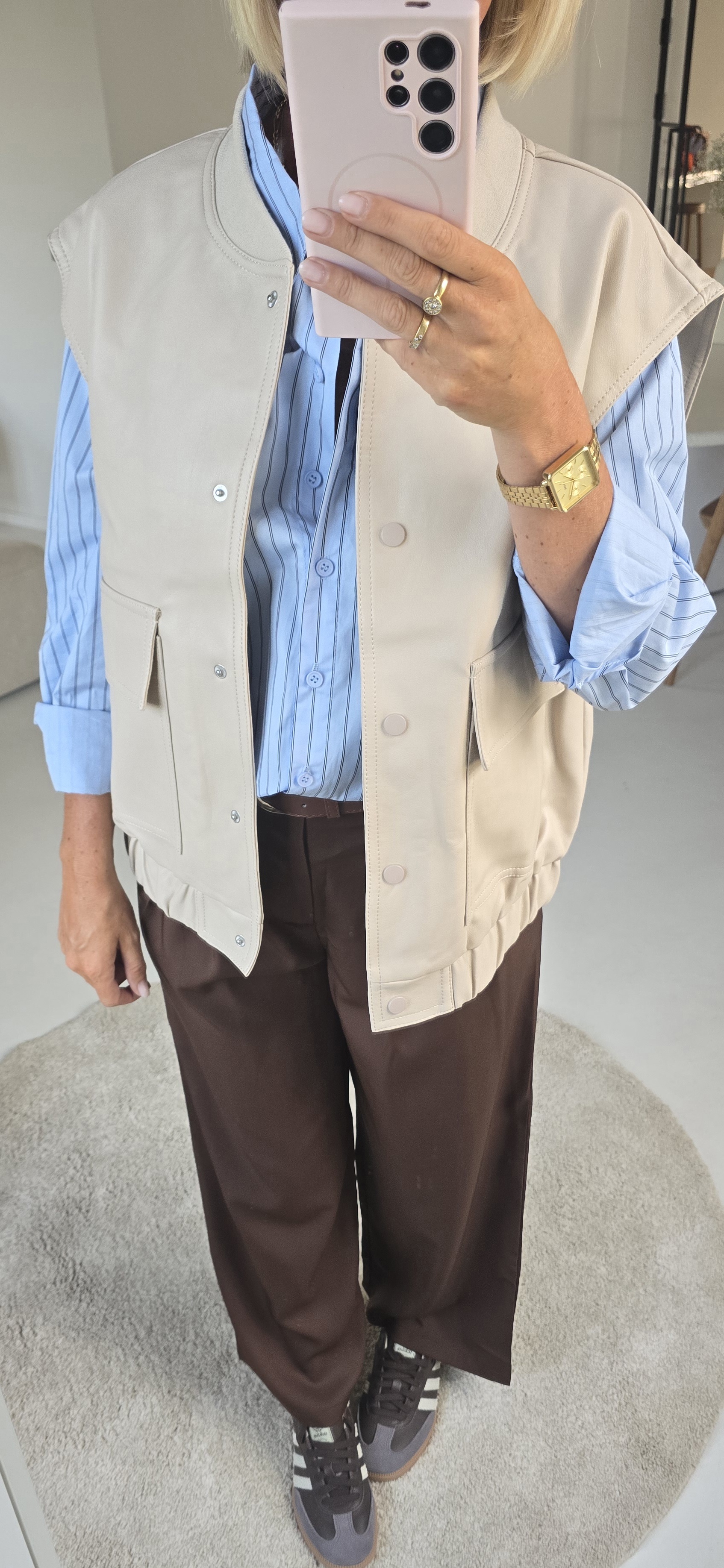 PARIS CHÉRI striped shirt soft blue