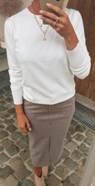 BASIC knit white