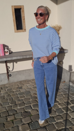 STRIPED BREEZE sweatshirt blue