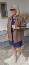 CHALIZE viscose dress navy