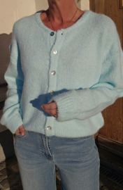 LIESJE cardigan soft turquoise