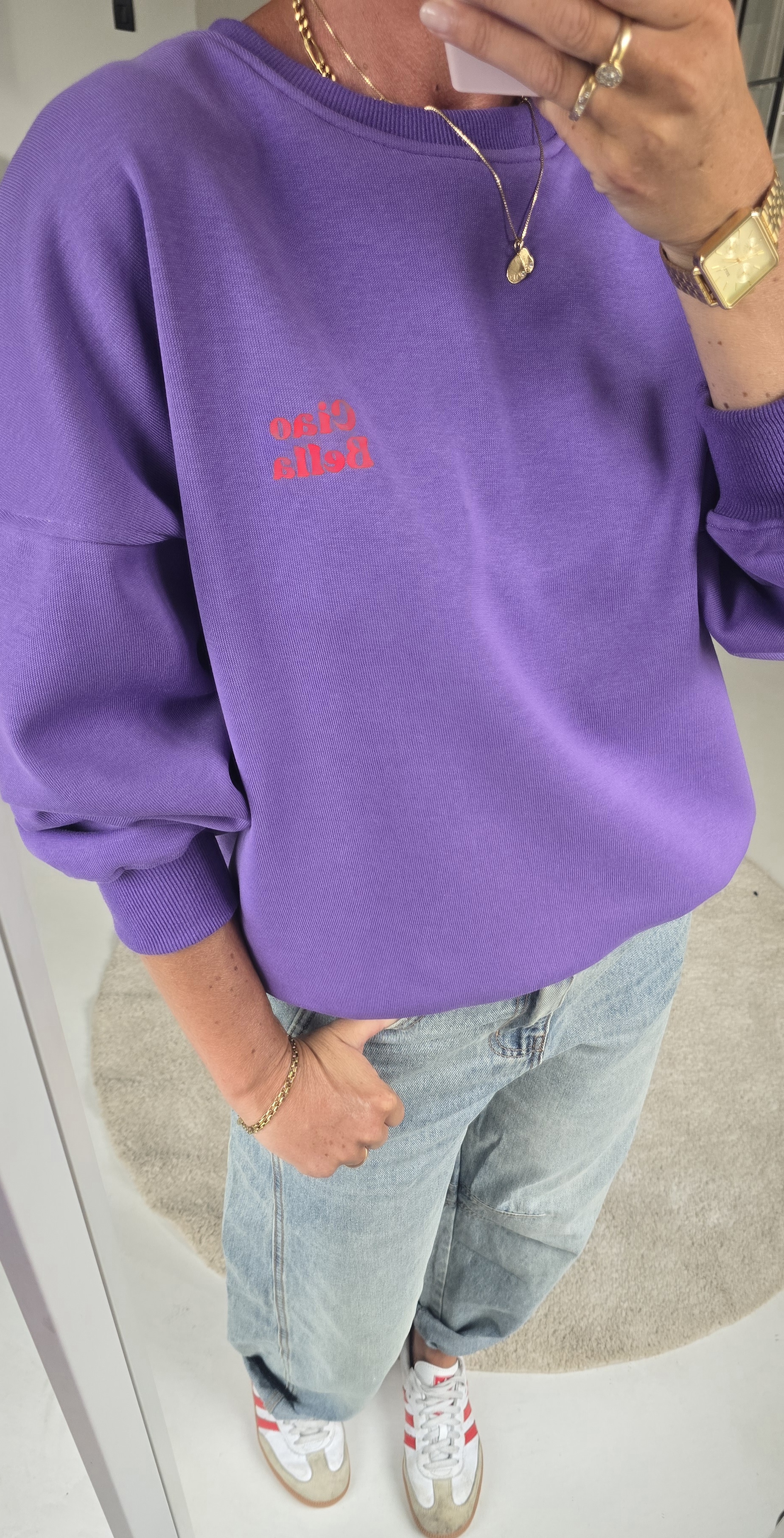 CIAO BELLA sweatshirt violet