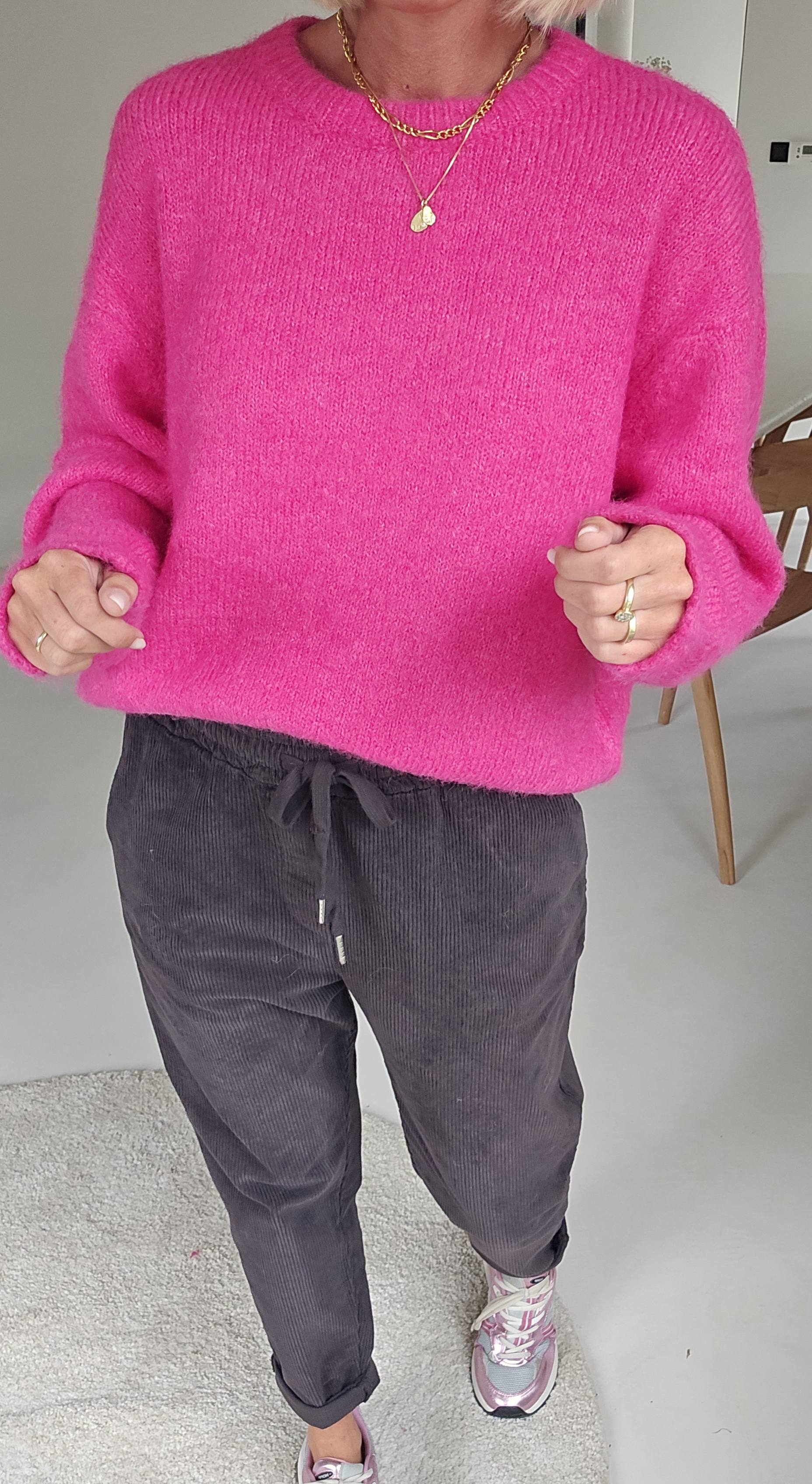 BEZIERS soft knit fuschia