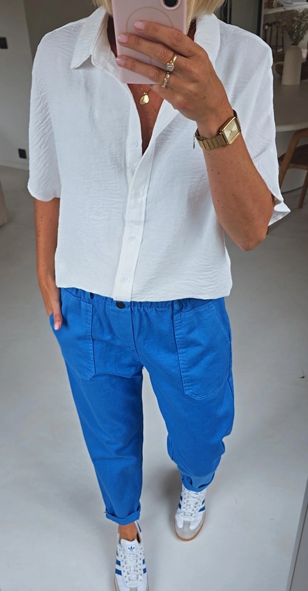 MIA short-sleeved shirt white