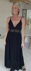 VANDA maxi dress black