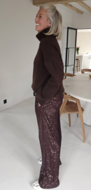 CHARLINE turleneck knit chocolat