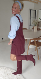 SAAR corduroy dress burgundy