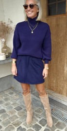 MINA soft skirt navy