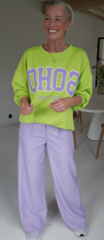 SOHO cotton sweatshirt lime