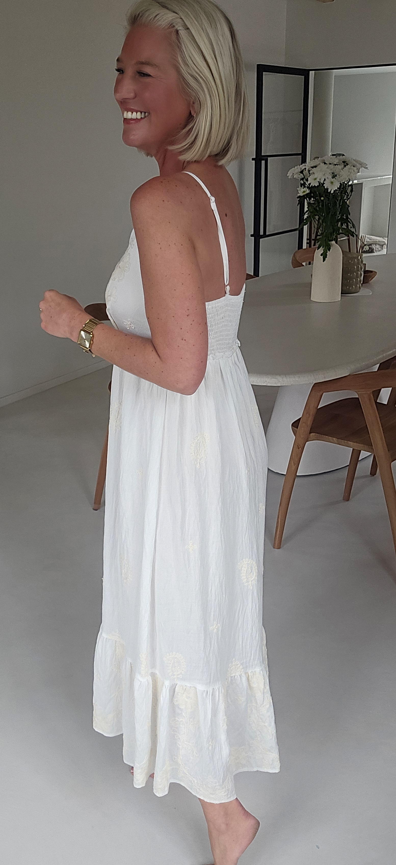 FELICE maxi embrodered dress