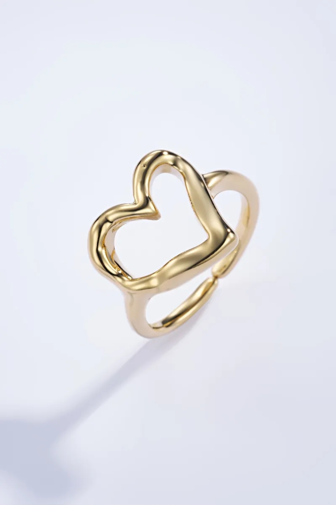 HEART ring gold