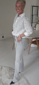 RILEY wide leg jeans soft grey tall line