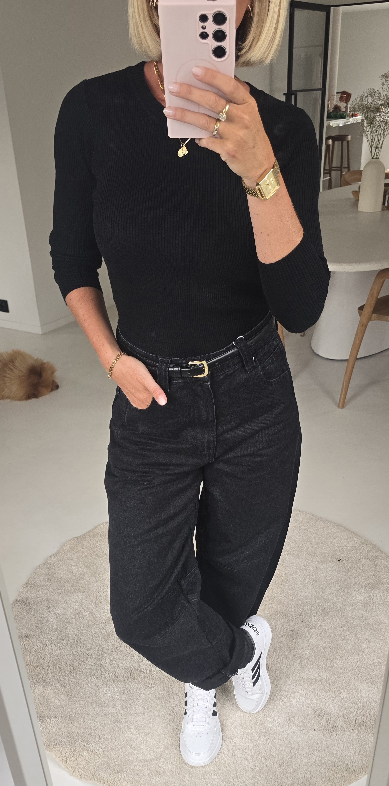 MILIA basic knit black
