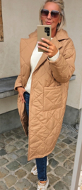 ANDA maxi jacket camel