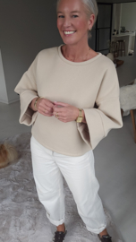 CLOUDY COURT sweatshirt beige