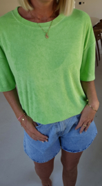 DANA terry T-shirt fresh green