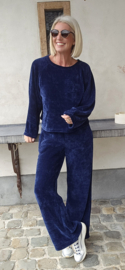 MANDI 2 velvet set navy