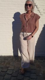 SAVANNAH linen pants beige