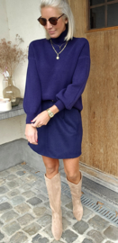 MINA soft skirt navy