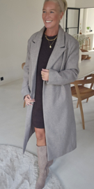 CARA maxi coat taupe