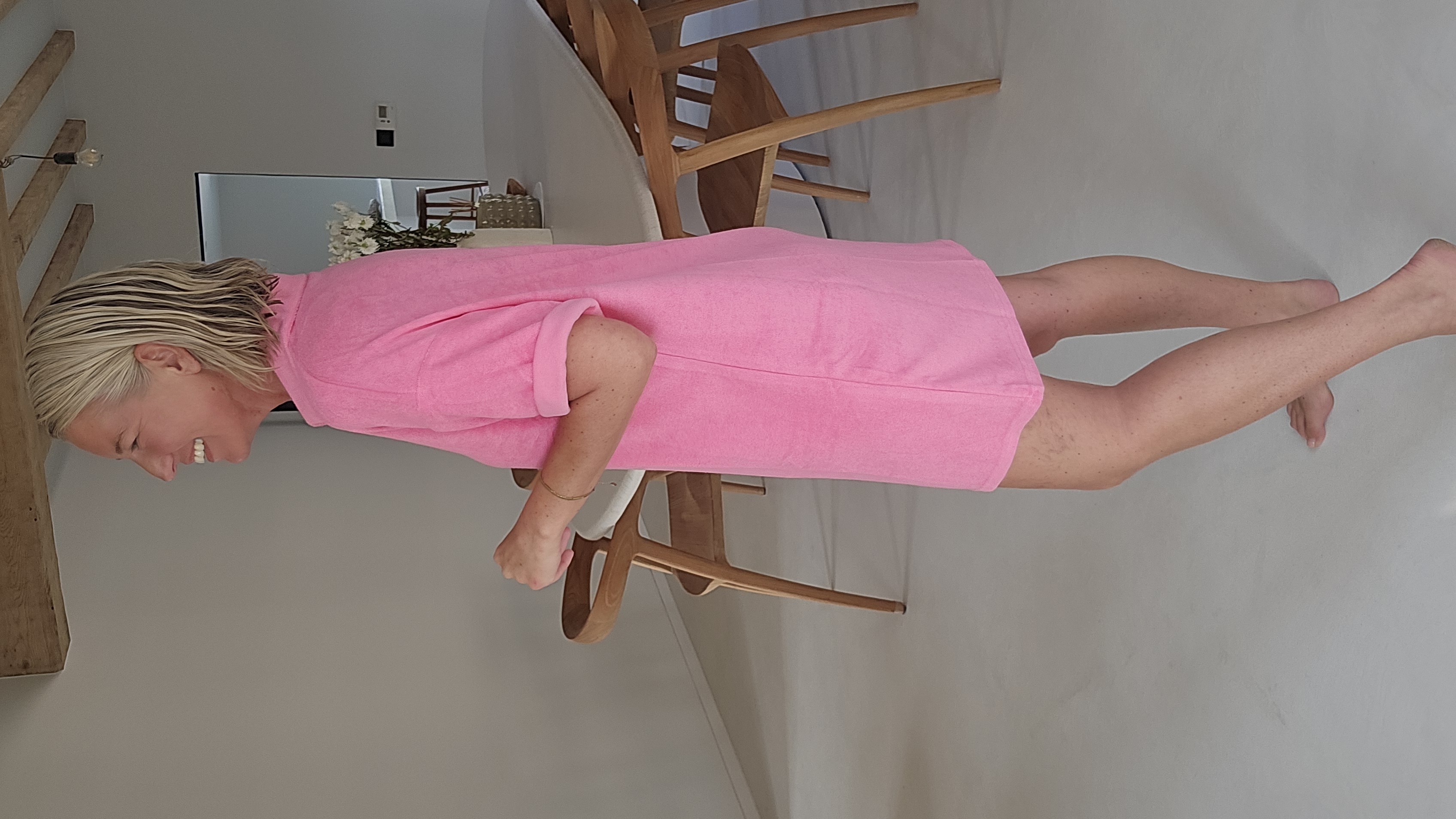 SISI terry dress pink