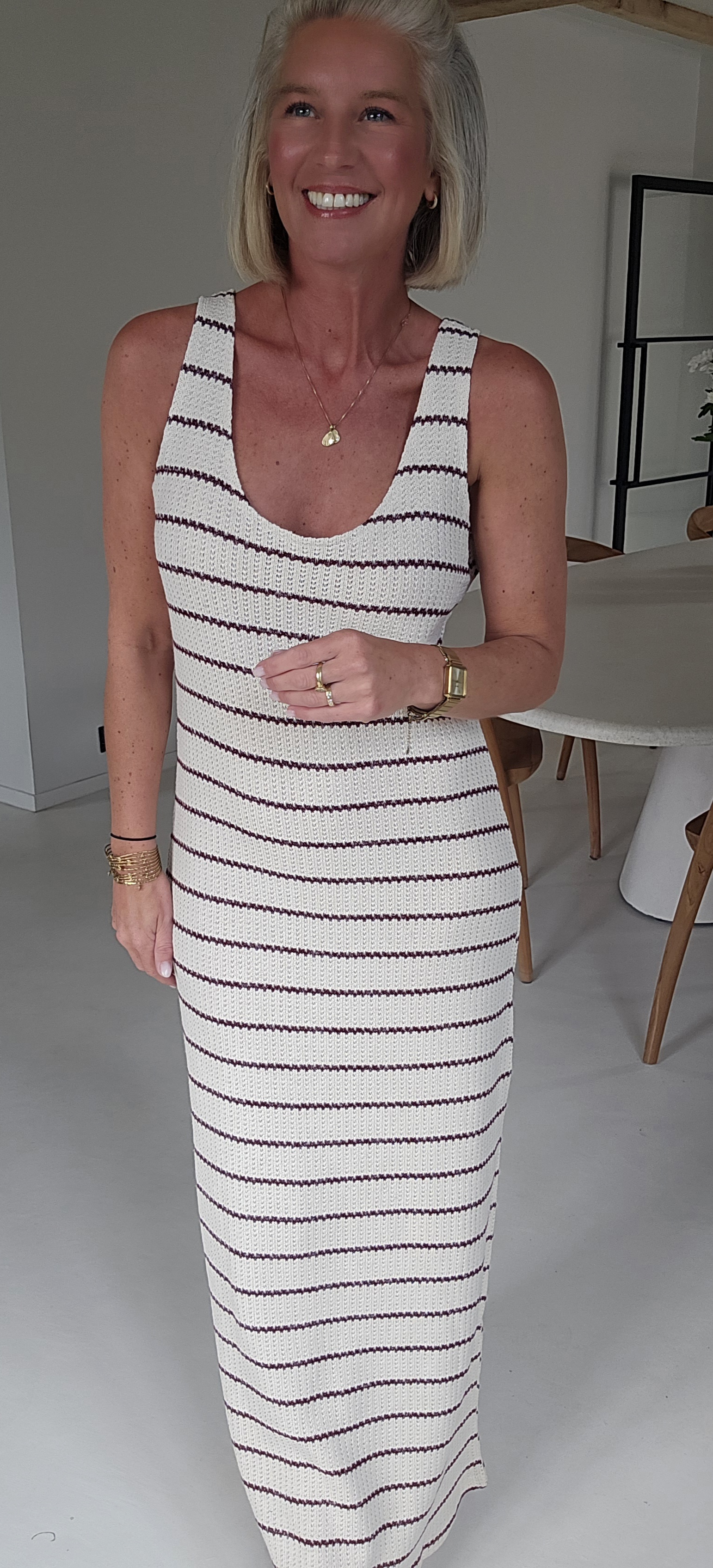 LINDIE maxi crochet dress