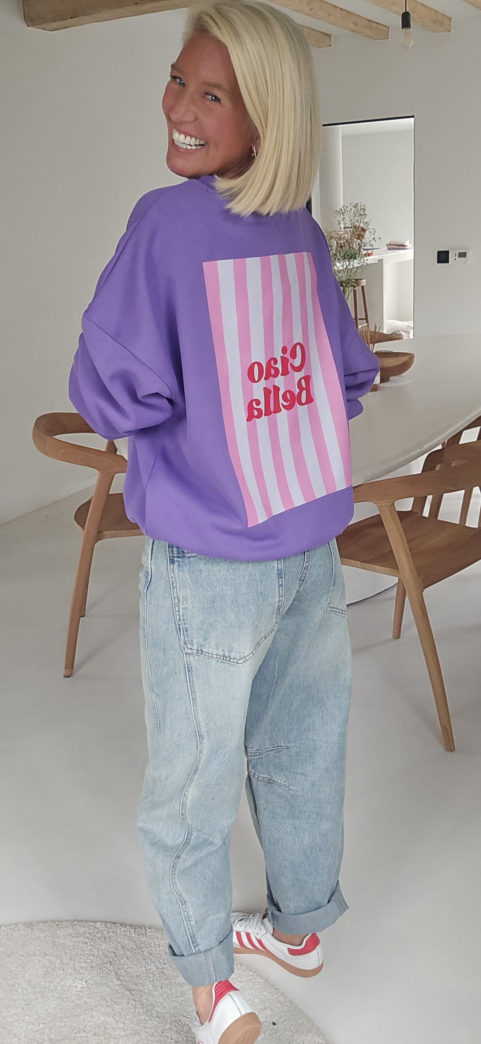 CIAO BELLA sweatshirt violet