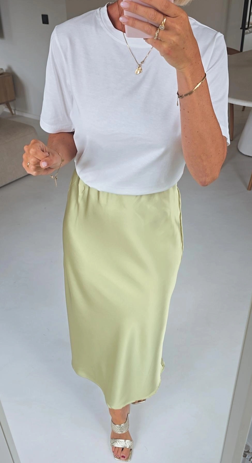 SUUZ maxi T-shirt dress olive